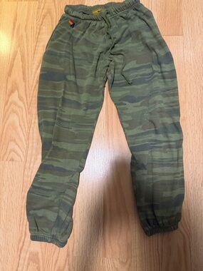 Aviator Nation Olive Camo Sweatpants